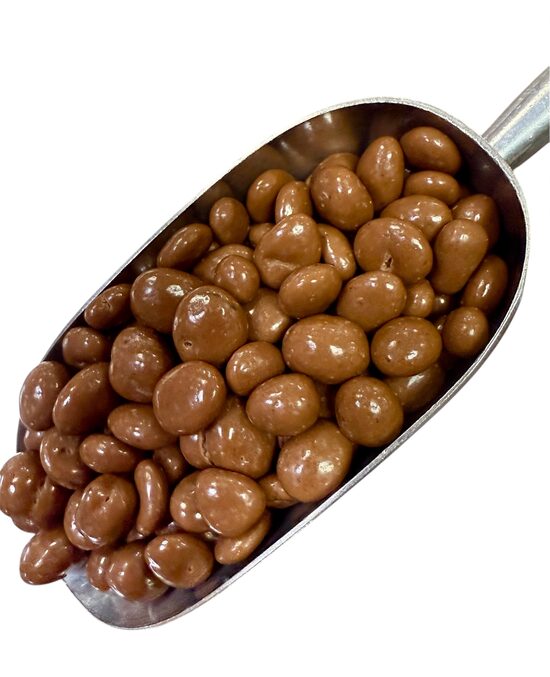 Razinos pieniniame šokolade